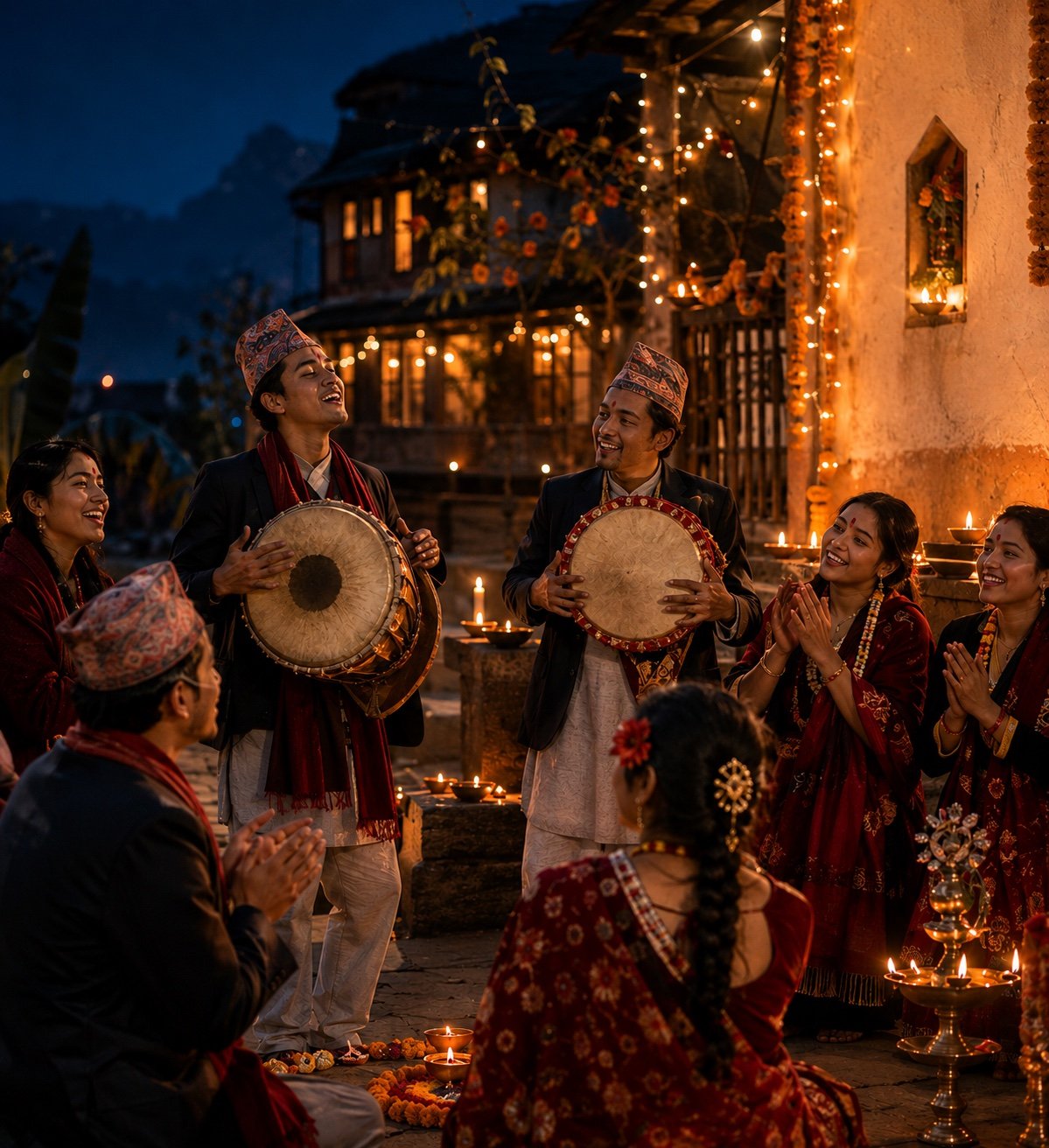 Deusi–Bhailo during Tihar